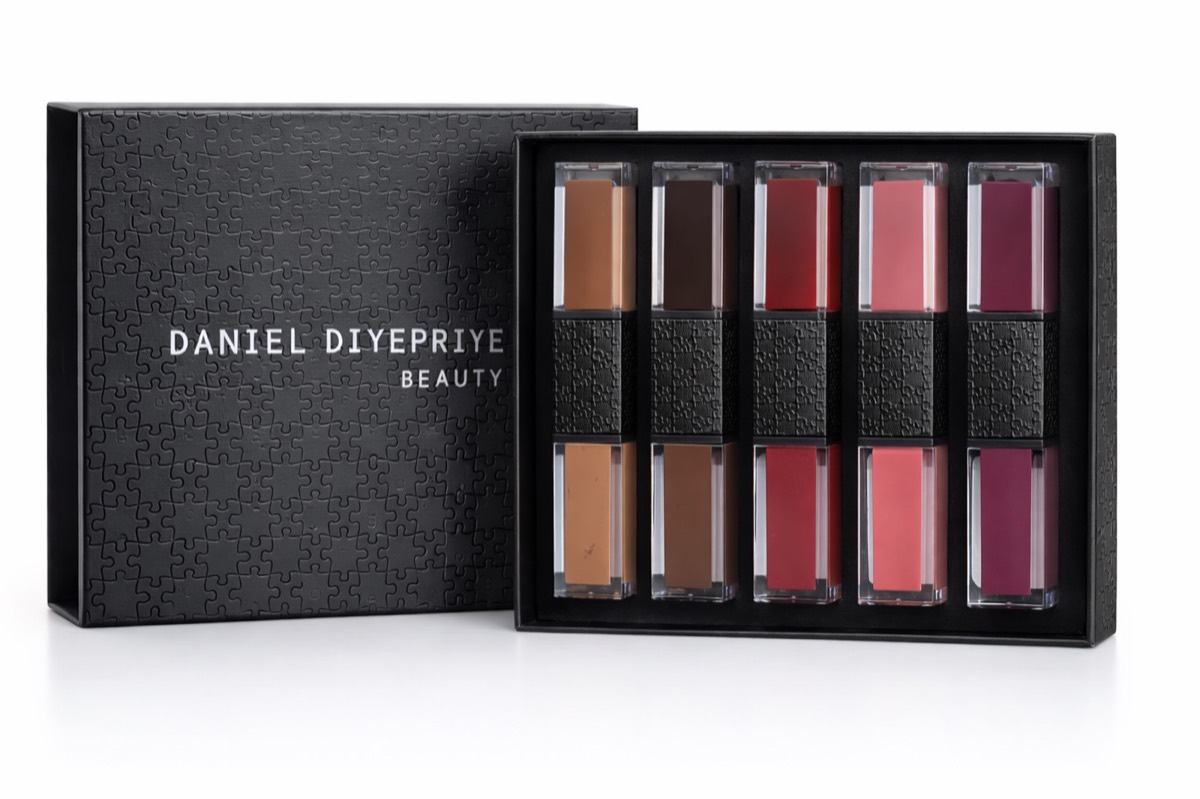 Daniel Diyepriye Beauty 5-shade lip kit